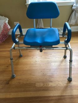 Tub shower transfer chair