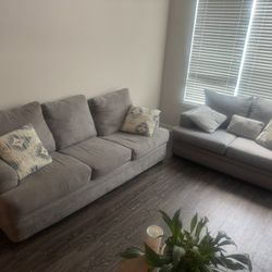 Grey sectional 