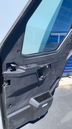 Side-by-side door with power windows
