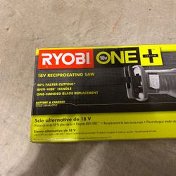 Ryobi One 18v Reciprocating Saw NEW!