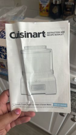 Cuisinart ice cream maker