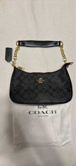 Coach Signature Shoulder Bag with Chain Strap