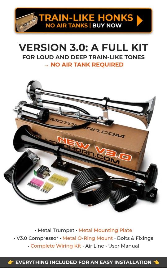 MotoHorn 3.0 Train Horn