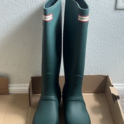 Green Hunter Boots 