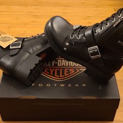 Harley Davison Boots Size 8 And 9.5 For Men / Fits Size 9.5 And 11 For Women