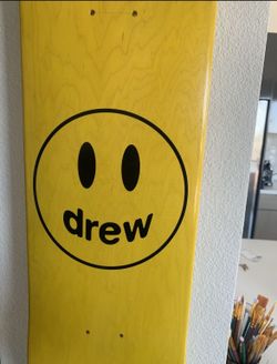 スケートボード drew house Yellow Mascot Deck Drew House x Bieber Yellow Mascot Skateboard Deck - Two