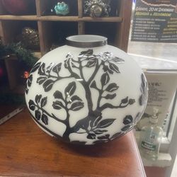 Vintage Galle Style Art Glass Flower Vase 