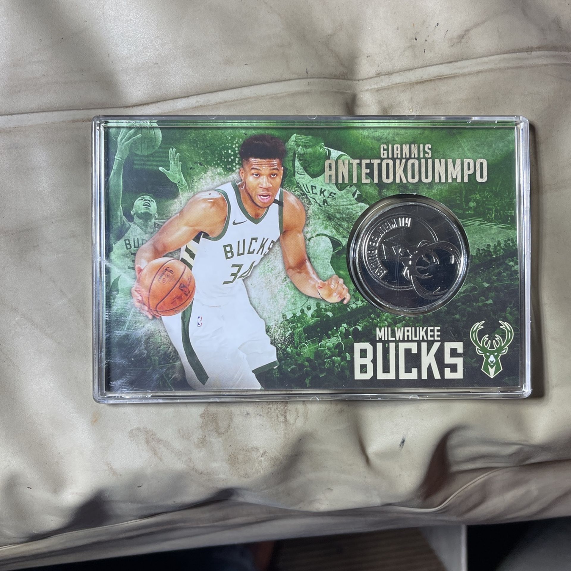 Giannis Antetokounmpo Collectible Coin Milwaukee Bucks