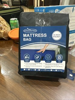 New SpringSpirit Queen Mattress Bag for Moving & Storage Waterproof