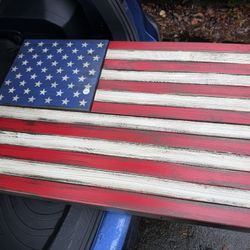 American Flag Safe Gun Storage