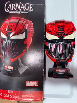 LEGO SPIDER-MAN VILLAIN CARNAGE HELMET