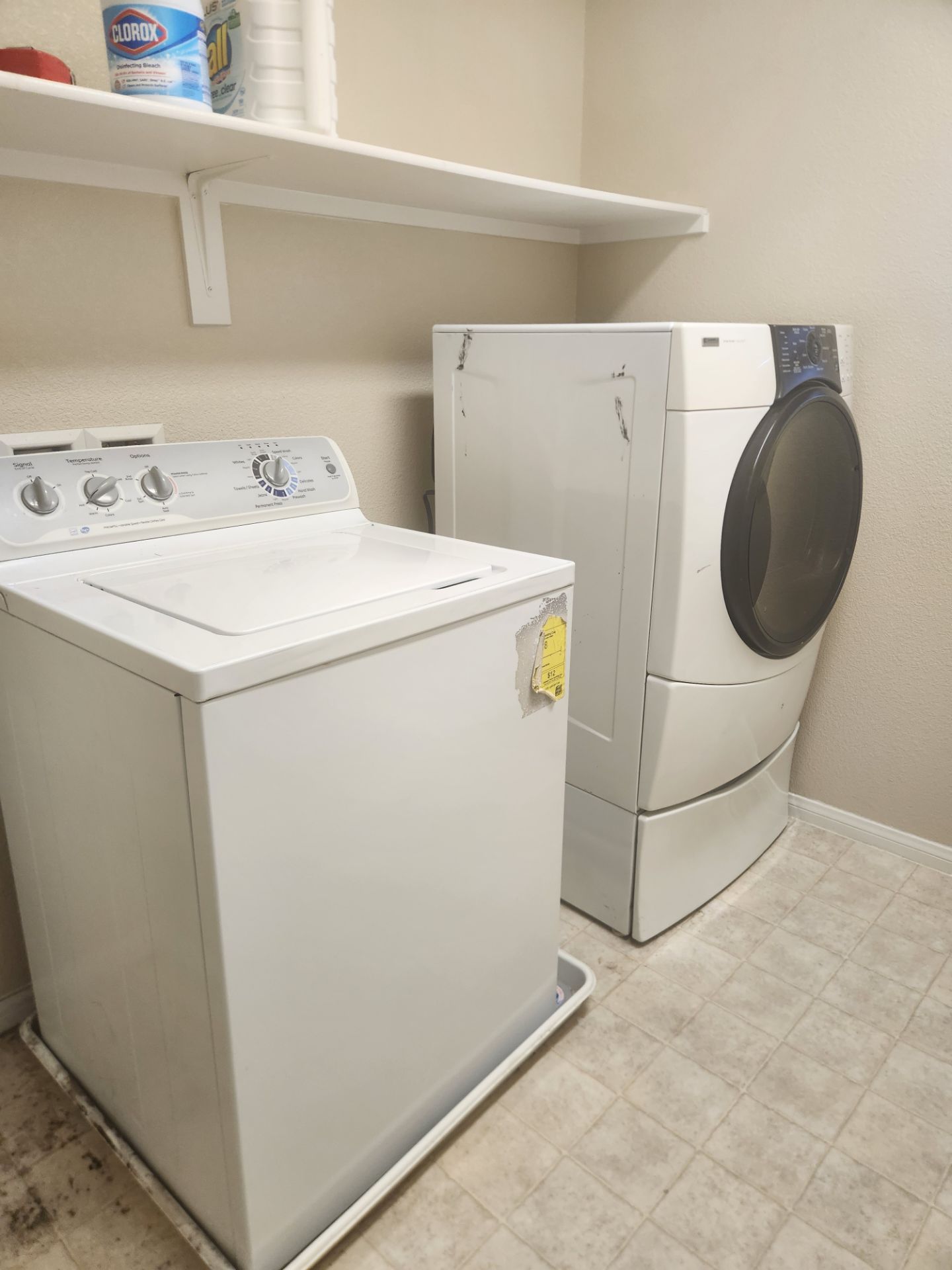 Washer & dryer set (gas)