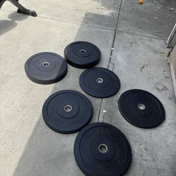 Steel Body Olympic Rubber Bumper Plates