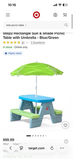 Kids picnic table