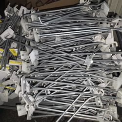 Retail Pegboard Scanner HD Hooks / pegs  - 4" to 12"  20 qty for $20. 100 or more price is $.70 each.  100s Available. Can ship
