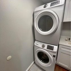 Front load, washer and dryer