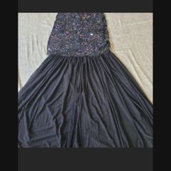Vvmcurve sequin trim long dress 