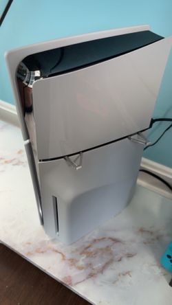PS5 Slim Disc Edition 1TB + 2 Controllers (Maroon/White) + 6 Games Bundle