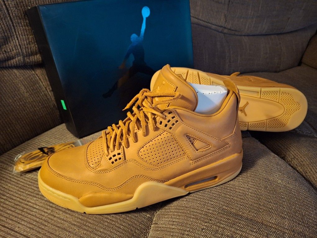 Air Jordan 4 Retro Premium "Ginger Wheat"
