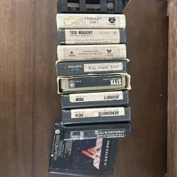 8-track cassettes