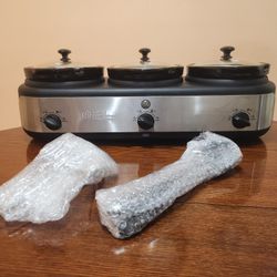 Giftable! New! GE Triple Crock Pot