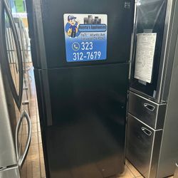 Frigidaire Refrigerator Top And Bottom Black 