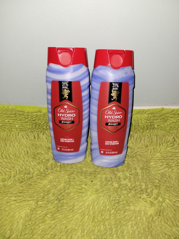 2 Old Spice Bodywash 21oz Swagger Deep Hydration 