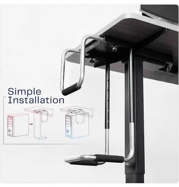 VIVO Heavy Duty Adjustable Under-Desk PC Mount