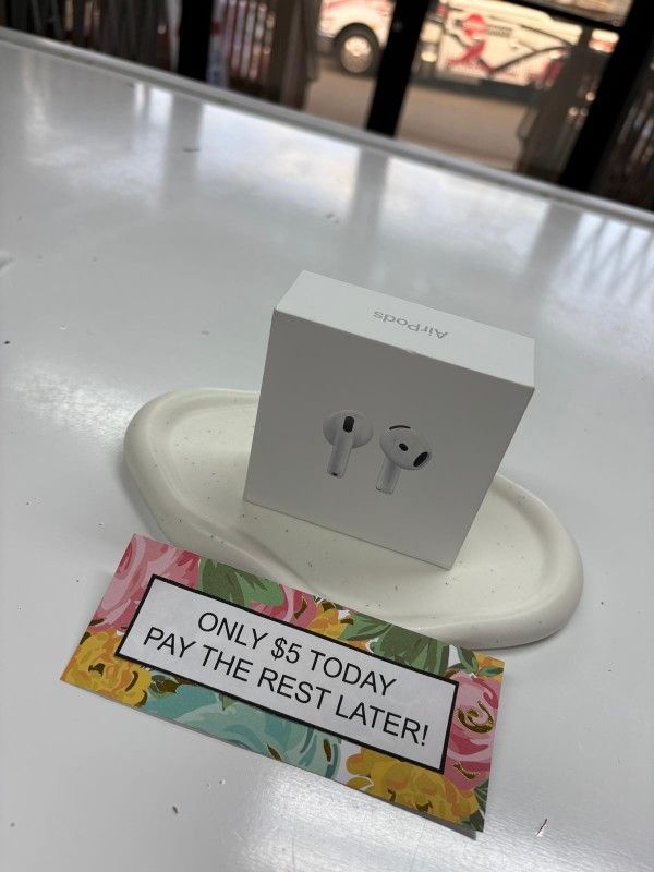 Apple Airpods 4 Wireless Headphones New - Pay $1 today and pay the rest later -
