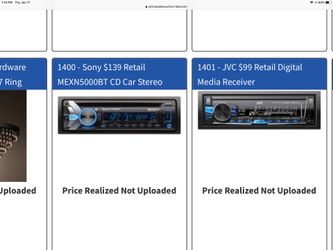 I have 2 car stereos 100 for Sony, 80 for jvc, new nobox