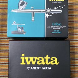 Iwata Airbrush And Air Compressor 
