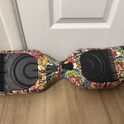 Colorful Hoverboard for Parts or Repair –No Charger