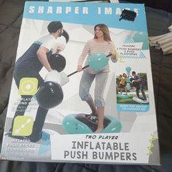 Sharper image two-player inflatable push bumpers great for indoor or outdoor fun brand new in the box