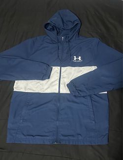 Ua jacket navy blue size medium