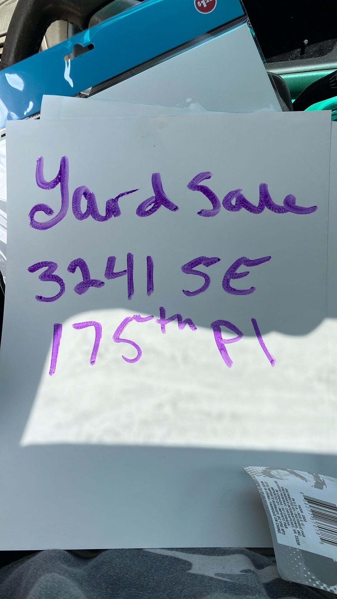 Yard Sale
