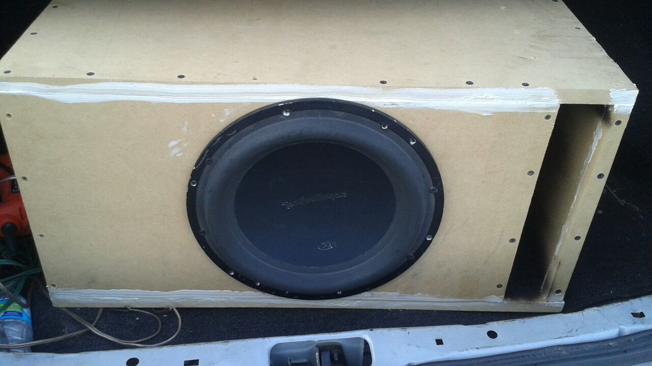 Rockford Fosgate p3 12 inch subwoofer dual voice coil 1000 watts ported box