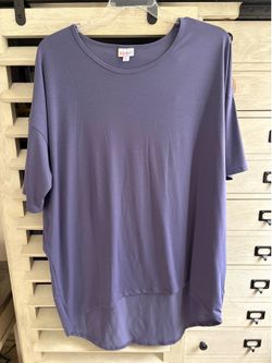 LuLaRoe Lavender Solid Irma new without tags