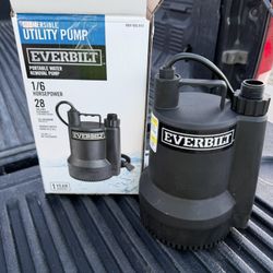 Everbilt 1/6 HP Plastic Submersible Utility Pump