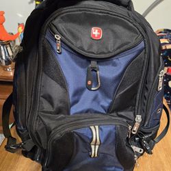 K-Swiss Laptop Backpack Blue And Black Like New