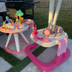 Baby Walker And Play Set 