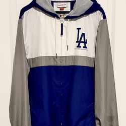 Los Angeles Dodgers Mitchell & Ness Cooperstown Collection Full-Zip Hoodie Windbreaker Jacket - Royal