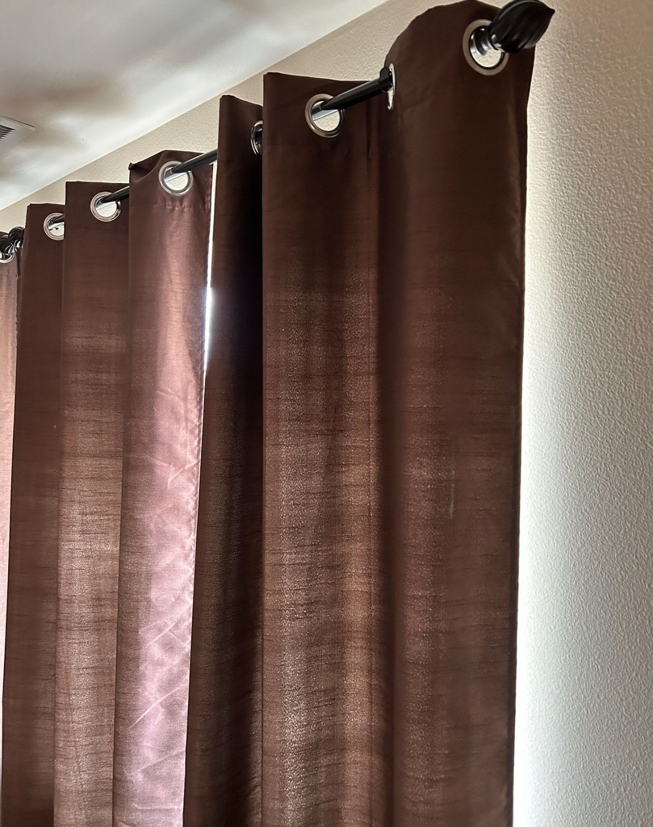 Dark Brown Curtains