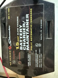 1.5 Amp Slow Charger For 12 Volt Batteries