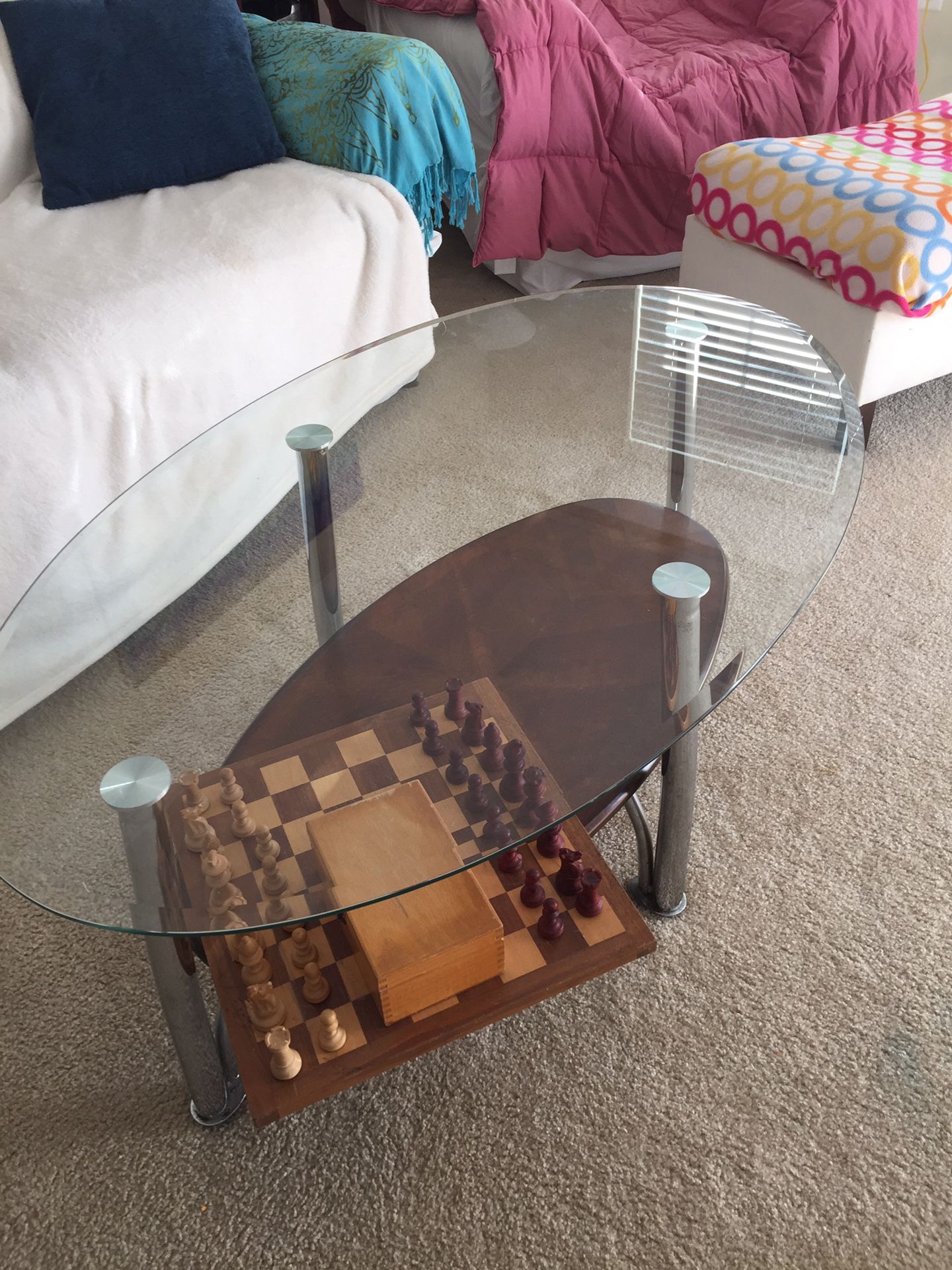 Coffee and side table, $80.00 for both, night stands are free (smoke and pet free apt)