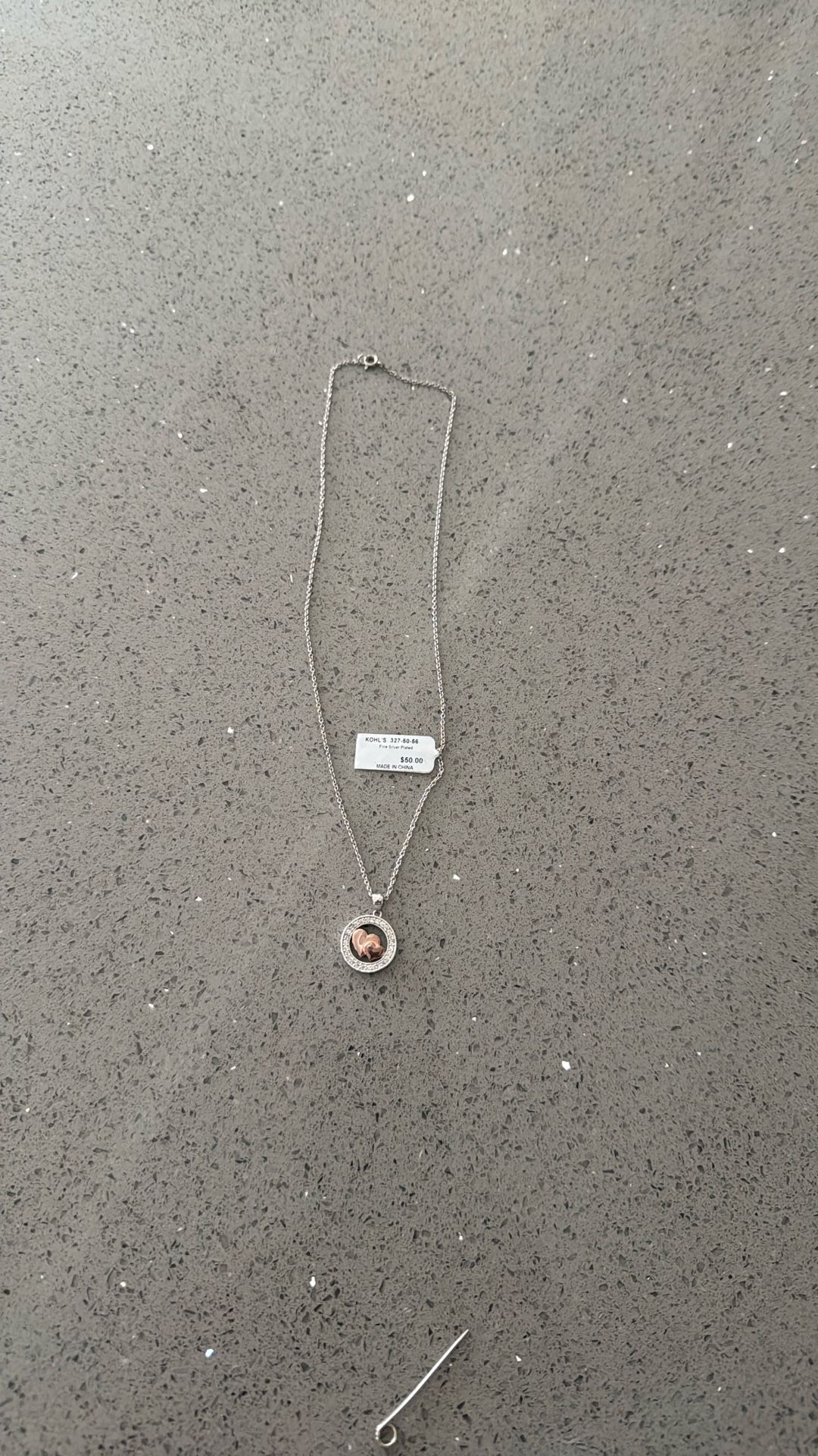 Fine Silver Plated Necklace $50