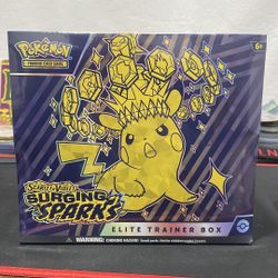 Surging sparks ETB Pokemon $80