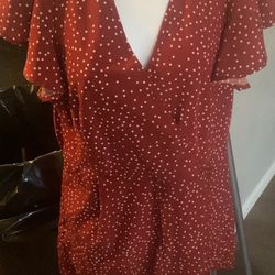 Vintage Pokadot Romper