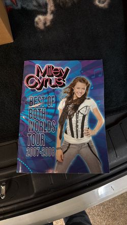 Hannah Montana Miley Cyrus tour program 2007 2008 very good