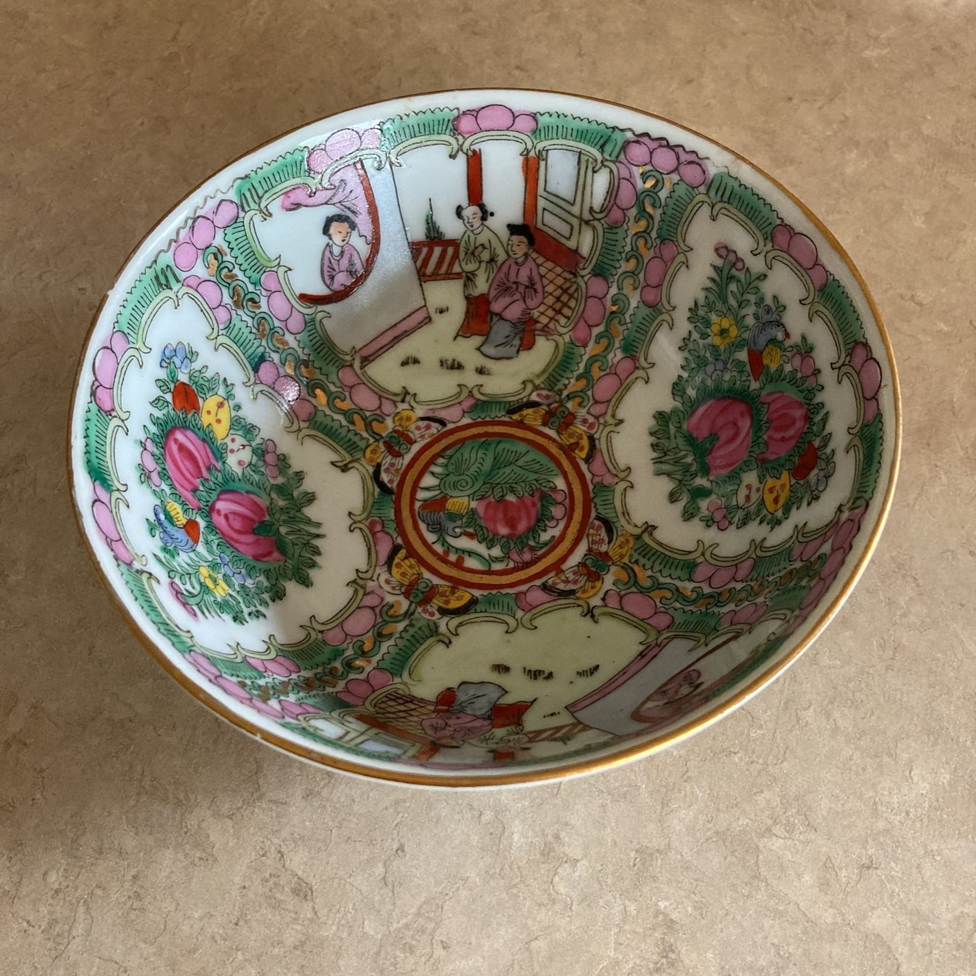Hand Decorated Chinese Bowl