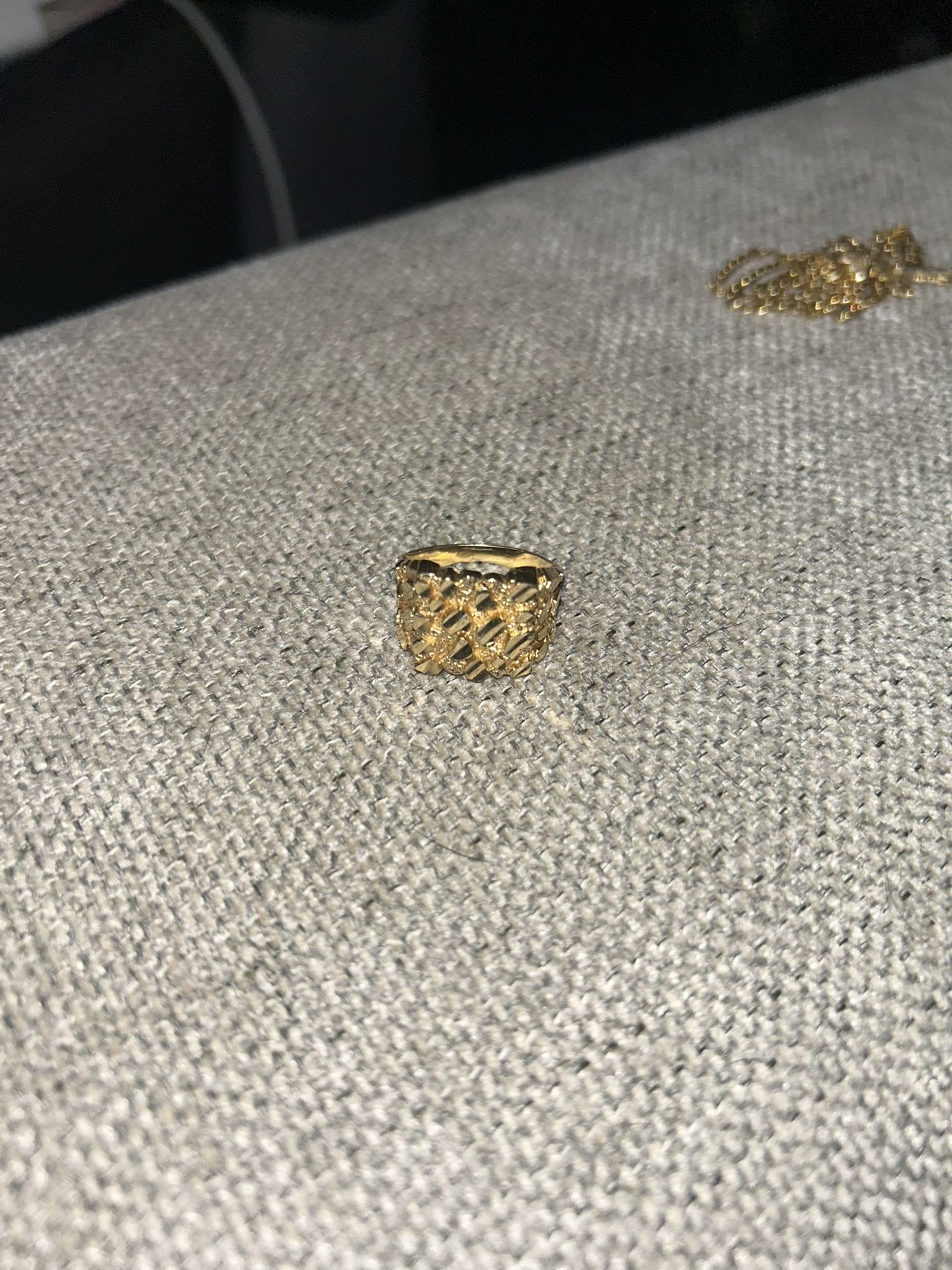 10k Gold Nugget Ring